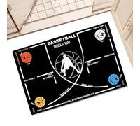 Basketball Mats for Training | Silent Agility Trainer Exercise Equipment,Basketball Practice Pad Footstep Floor Mat - for Floor Indoor Outdoor Home School Club Kids Youth Adults