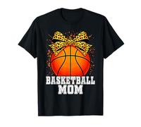 Basketball Mom Fun Athletic Lettering Mothers Day Mama Coach T-Shirt
