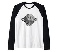 Basketball Moon Space Hoop Game Player Vintage Boys Kids Men Raglan Baseball Tee