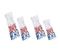 Basketball Net, Basketball Hoop Replacement, 4-Pack for Standard Indoor and Outdoor Use, Portable Net, Stand Accessory for Sports Enthusiasts (Three-Color)