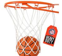 Ultra Sporting Goods Heavy Duty Basketball Net Replacement - All Weather Anti Whip, Fits Standard Indoor or Outdoor Rims - 12 Loops (White)