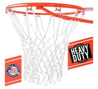 Basketball Net Replacement Heavy Duty - 12 Loops, Professional All Weather Anti Whip Nets, Fits Standard Indoor or Outdoor Rims - Premium Basketball Accessories - Hoop Net