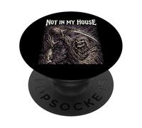 Basketball Not In My House Grim Reaper Defense Hoops PopSockets Adhesive PopGrip
