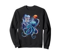 Basketball Octopus Slam Dunk Basketball Player Artwork Sweatshirt