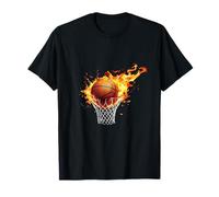 Basketball on Fire T-Shirt