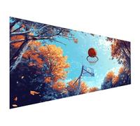Basketball Paint by Numbers Tree Adult Paint by Numbers Canvas Kits, Paint-by-Numbers 40X100cm, DIY Color Oil Painting Acrylic Paints, Without Frame, Hobbies for Adults, Christmas Decorations L6-324