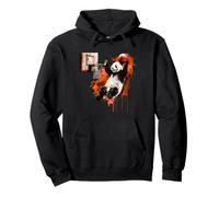 Basketball Panda Bear Basketball Player Slam Dunk Artwork Pullover Hoodie