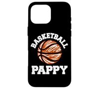 Basketball Pappy Distressed Vintage Funny Grandpa Game Day Case for iPhone 16 Pro Max