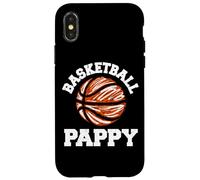 Basketball Pappy Distressed Vintage Funny Grandpa Game Day Case for iPhone X/XS