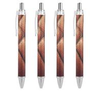 Basketball Pattern Ballpoint Pen for Office Work 4 PCS