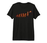 Basketball Player Basketballer Sports Evolution Premium T-Shirt