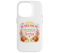 Basketball Player Easter Jesus Risen Resurrection Girl Women Case for iPhone 14 Pro