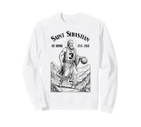 Basketball Player Funny Patron Saint Sebastian Sport Sweatshirt