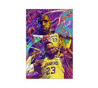Basketball Player LeBron James Art Posters Canvas Poster Bedroom Decor Sports Landscape Office Room Decor Gift Unframe-style 12x18inch(30x45cm)