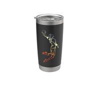 Basketball Player Sketch Vintage Style Stainless Steel Insulated Tumbler