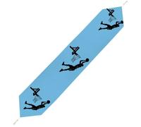 Basketball Player Table Runner Dining Table Cloth 178*33cm