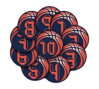 Basketball Point Markers - Flat Points, Sports Training Indicators | Non Slip Training Training Field Marker for Training Sports Multicolor Markers for