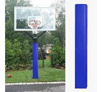 Basketball Pole Anti-collision Padding Outdoor, 71" Tall Square Column Wrap Around Pole Cushion, Safety Basketball Hoop Pole Protector Systems(Blue,9.5"x9.5"/24.1x24.1cm)