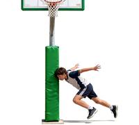 Basketball Pole Anti-collision Protector Padding, Square Column Professional Pole Cushion Wrap Around, Thickened Foam Pole Crash Pad for School(Green,2"x2"/5x5cm)