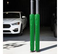 Basketball Pole Pad,2 Pcs 7ft Garage Pole Protector Padding - Anti-Collision Foam Wrap for Metal Columns, Pipes & Pillars - Round Padded Covers (Green, 13" Diameter)