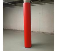 Basketball Pole Pad,7ft Red Basement Pole Padding Wrap - Column Cover for Playground, Gym Equipment, Basketball Hoops - Fits 2-10" Diameter Rods, Ideal Post Pad for Safety & Protection