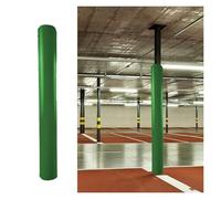Basketball Pole Pad,Black White Blue Column Wrap for Basement Poles, Collision Padding for 2-10 Inch Pillars, Custom Removable Basketball Hoop Pads, Green H 180cm/6ft, Dia 10cm/4in