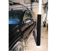 Basketball Pole Padding 8ft 6ft 5ft 4ft Tall, Black Foam Carport Post Protector Full Wrap-Around, for Court Garage Basement Porch Gym, Weatherproof