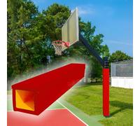 Basketball Pole Padding for Outdoor Use, Goal Crash Pad & Column Protectors for Gym, Courts & Parks, 4-Sided Wrap Around Padding for Safe Play