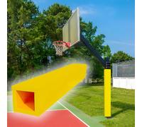Basketball Pole Padding for Outdoor Use, Goal Crash Pad & Column Protectors for Gym, Courts & Parks, 4-Sided Wrap Around Padding for Safe Play
