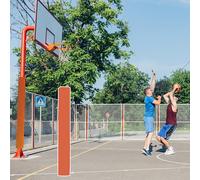 Basketball Pole Padding, Orange Safety Wrap for 2.75-8.6 Inch Poles, Essential Protective Cover for Players, Injury Prevention, Sports Equipment
