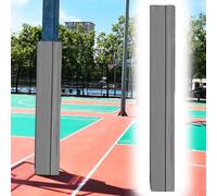 Basketball Pole Padding Protector, 7" x 7" Large Square Wrap Around Replacement Cover, Outdoor Post Collision Barrier, Fits 27"-78" Posts