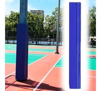 Basketball Pole Padding Protector, 7" x 7" Large Square Wrap Around Replacement Cover, Outdoor Post Collision Barrier, Fits 27"-78" Posts
