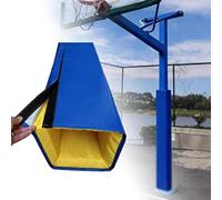 Basketball Pole Padding Protector, Full-Enclosure Square Post Cover, 180cm Tall, Ideal for Garages and Sports Fields, Enhances Safety and Durability
