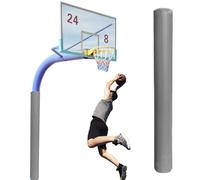 Basketball Pole Padding Wrap 3 inch 3.5 inch 4.5 inch 5.5 inch, Round Basement Pole Cover for Metal Poles Decor, Foam Garage Pole Padding(Gray,114mm/4.5inch)