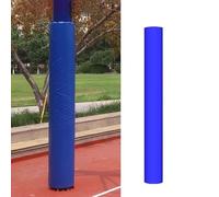 Basketball Post Protector Pad 2in Column Cushion for Garage & Outdoor Use Weather-Resistant Support Pole Cover - Essential Blue Basketball Equipment.