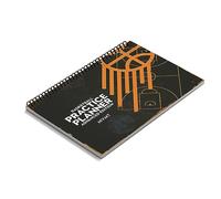 Basketball Practice Planner by MVMT Sports, 50 page A4 organiser for coaches. Plan and review quickly and easily. Write targets, attendance, drills and more.