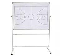 Basketball Premium Coaches Clipboard, Basketball Dry Erase Coaches Clipboards, Double-Sided Design, Height Adjustable, with Universal Wheels, for Training