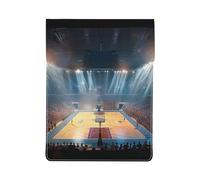 Basketball Printed Laptop Sleeve Bag 13-Inch - Leather Laptop Sleeve Case Shockproof Protective Computer Cover Bag