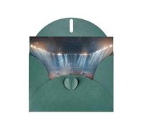 Basketball Prints Pearl Paper Horizontal Festival Greeting Card for Birthday Cards and All Occasions, Dark Green