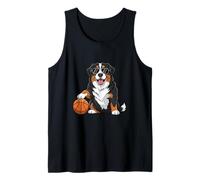 Basketball Puppy Bernese Mountain Dog Cool Tank Top