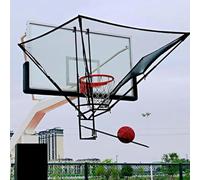 Basketball Rebounder Hanging Basketball Return Device for Standard Ballk?rbe, Metal Shot Returner Net System Gym, Rebounding Machine for School, Training Camp, Yard