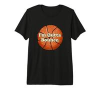 Basketball Retirement - I´M Outta Bounce Premium T-Shirt