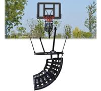 Basketball Return Attachment, 25.6 × 15 Inches Shot Returner, 360 Degree Rotatable Chute Shot Returner, for Basketball Shooting Practice