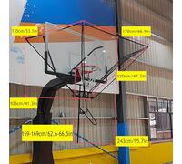 Basketball Return with 180° Rotating Chute 2 Rebound Nets Basketball Shot Returner for Continuous Solo Shooting Practice