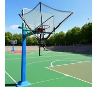 Basketball Returner | 180° Rotating Guide, Precise 45° Arc Return, Portable Design | 5-Minute Quick Installation | 10,000+ Impact Durability | Universal Indoor And Outdoor Shooting Training Equipment