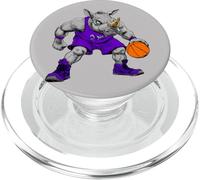 Basketball Rhino PopSockets PopGrip for MagSafe