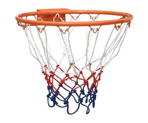 Basketball Ring Steel Basketball Net Hoop Rim Black/Orange Ø 39/45 cm vidaXL