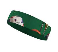 Basketball Rugby Baseball Golf Headbands for Women & Men Sports Headband, Fits All Head Sizes, Ultra Absorbent & Non-Slip Sweatband for Running, Yoga, Gym