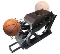 Basketball Shooting Machine, Automatic Rebounder with Net for Basketball Return, Dual-Use Sports Equipment for Court Training