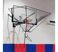 Basketball Shot Return Net System, Basketball Rebounder Attachment, Shooting Practice Aid For Traditional Pole & Wall Mounted Hoop
